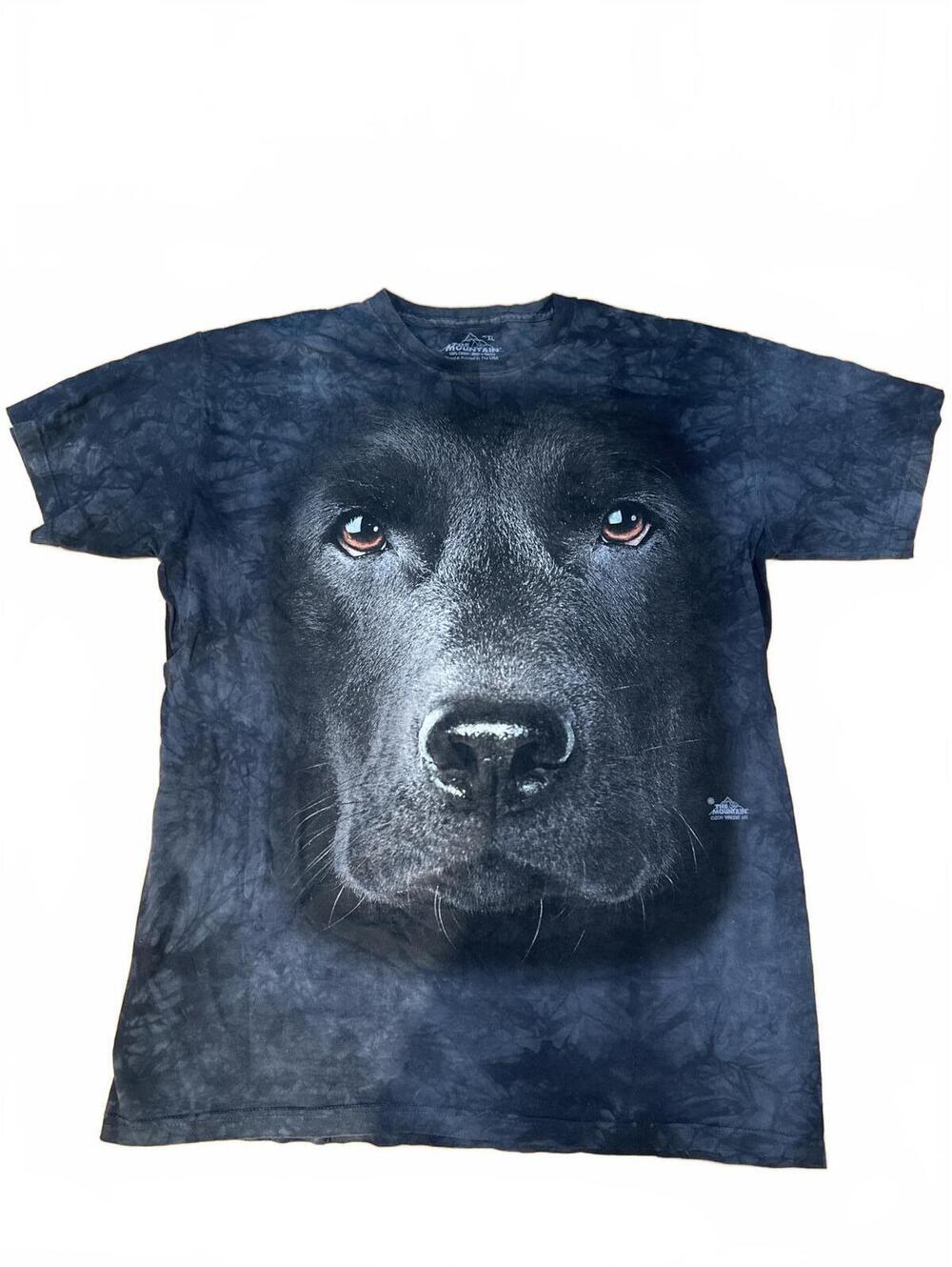 2011 Men's "The Mountain" XL Black Dog Face Graphic Tee